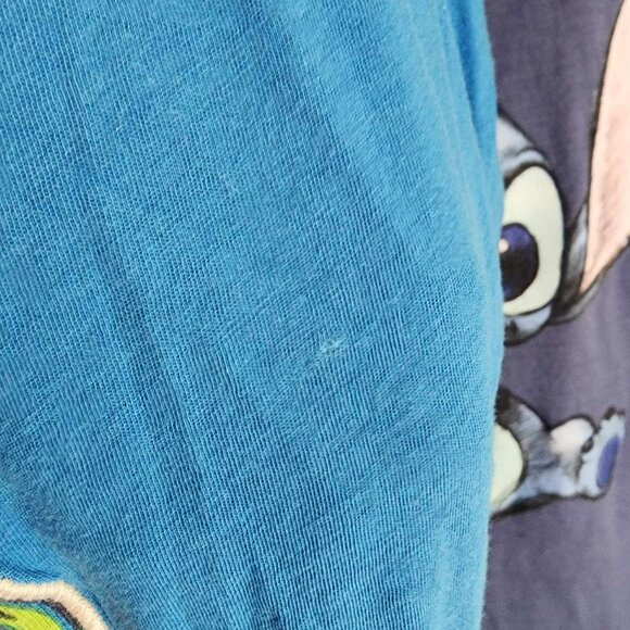 EUC Disney Parks Stitch Tropical Shirt with waist tie - Picture 4 of 5